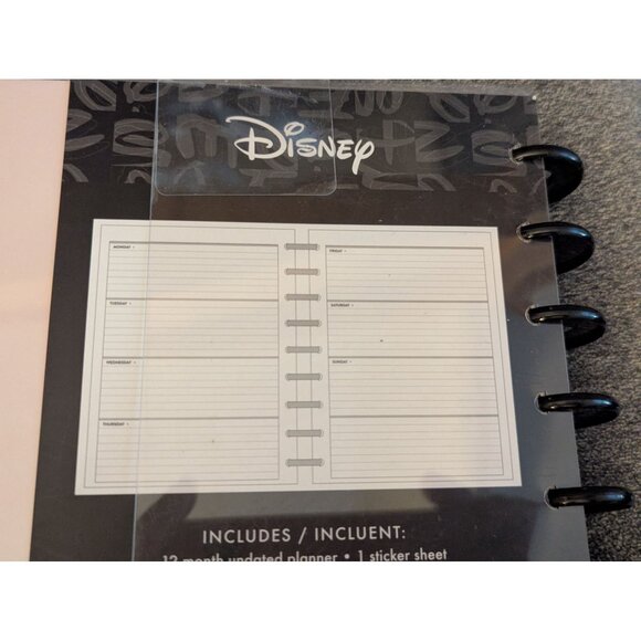 Disney The Happy Planner 12-Month Undated Planner Horizontal Layout 7x9.25 - Picture 5 of 6